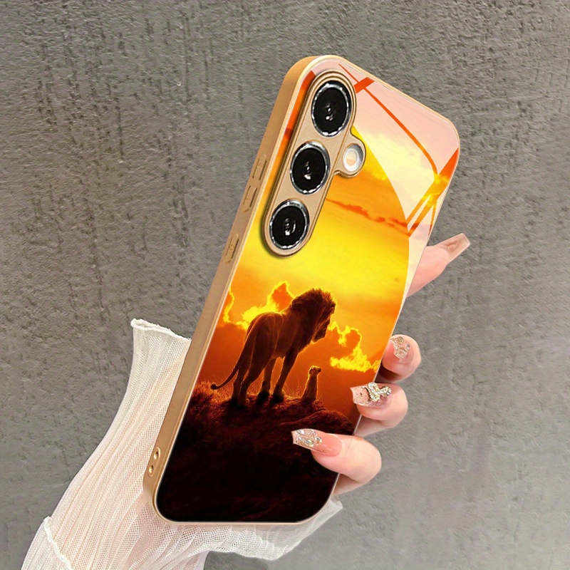 트와일라이트 레이디라이언과 아기 사자 무늬 유리 휴대폰 - Samsung Galaxy S24 리뷰 및 가격
