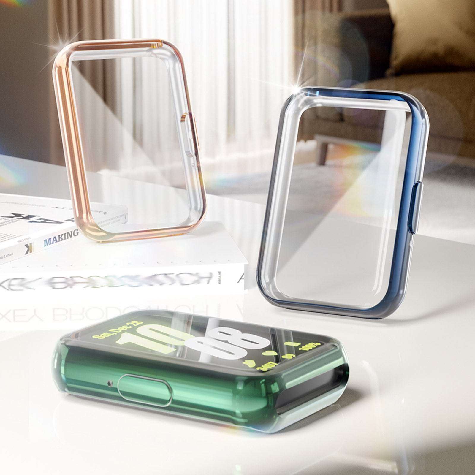 삼성 갤럭시 핏 3 용 커버, 올 어라운드 소프트 TP - Samsung Smartwatch Accessories 리뷰 및 가격