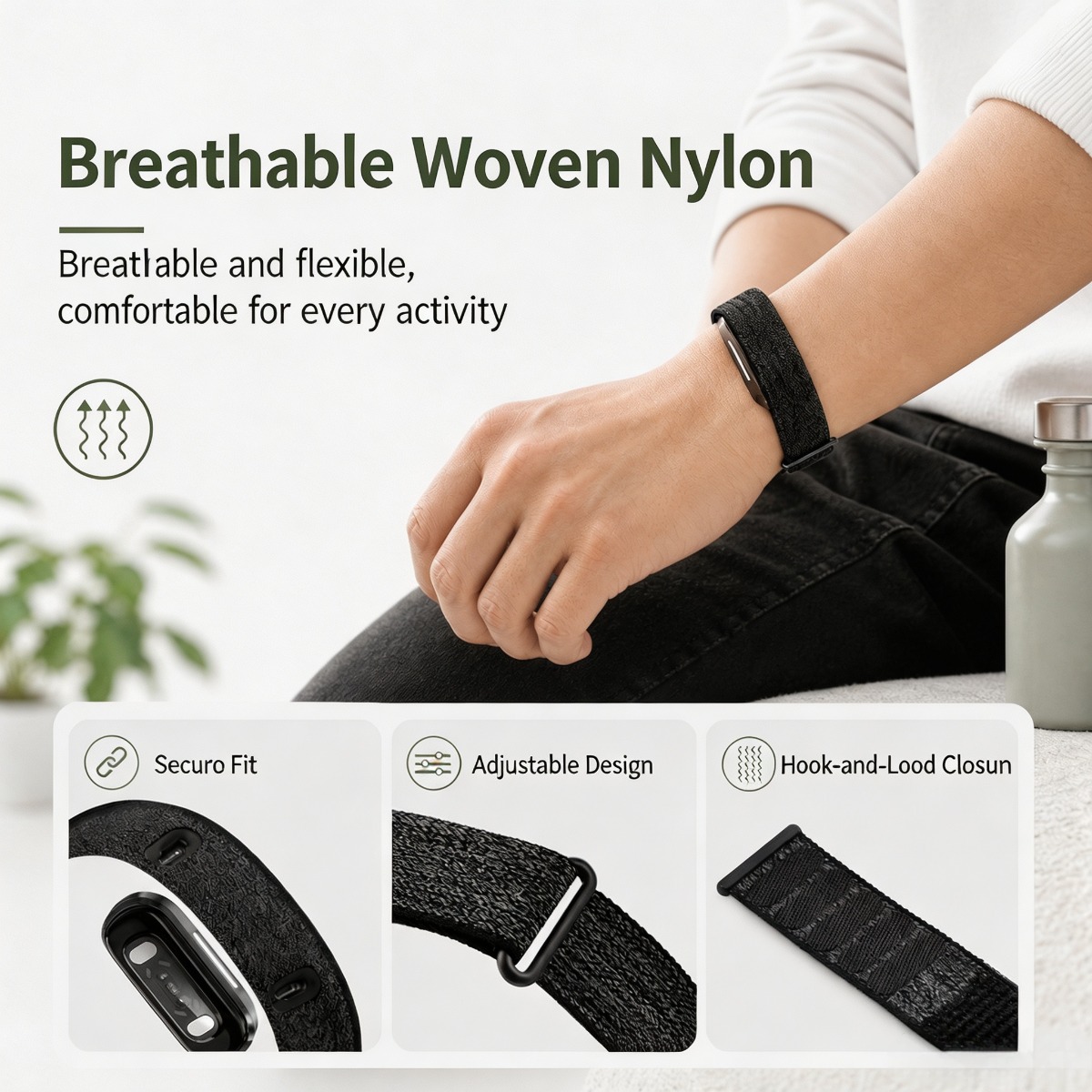 휴메 밴드 2.0에 적합한 가볍고 통기성이 좋은 나일론 - Rugged Sport Strap 리뷰 및 가격