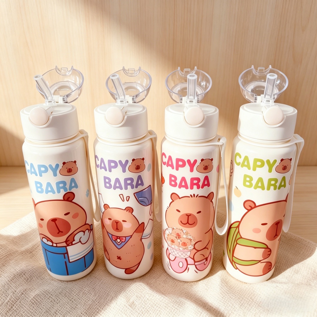 700ml 누수 방지 내구성 물병 귀여운 카피바라 물컵 - Rugged Sport Strap 리뷰 및 가격